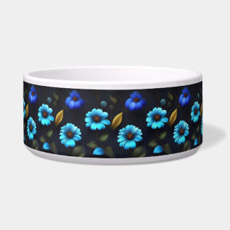 Floral pattern blue flowers