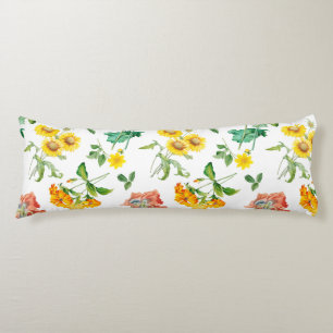 Floral Pattern Body Cushion