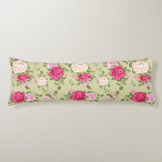 Floral Pattern Body Cushion (Front)