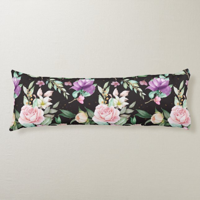 Floral Pattern Body Cushion (Front)