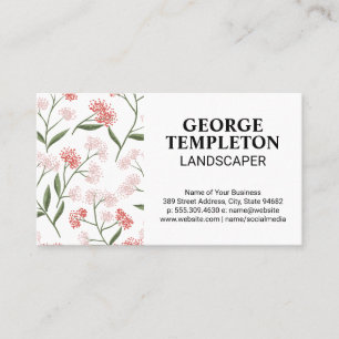 Floral Pattern Business Card