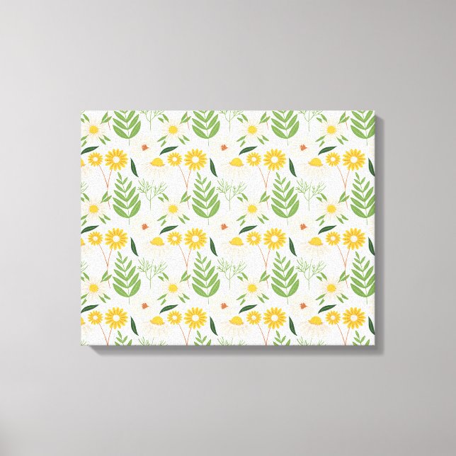 Floral Pattern Canvas Print (Front)