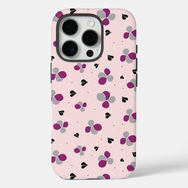 Floral pattern Case-Mate iPhone case (Back)
