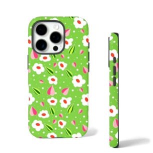 Floral pattern iPhone 16 pro case