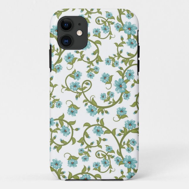 Floral Pattern Case-Mate iPhone Case (Back)