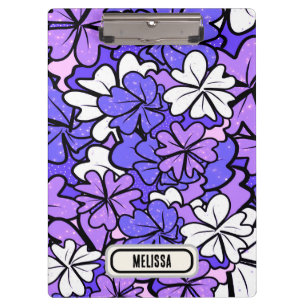 Floral pattern clipboard