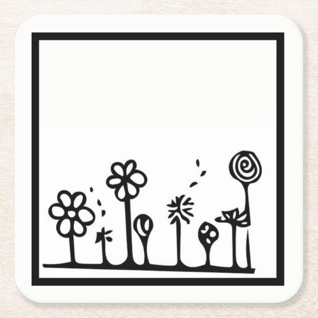 Floral Pattern Coaster (Front)