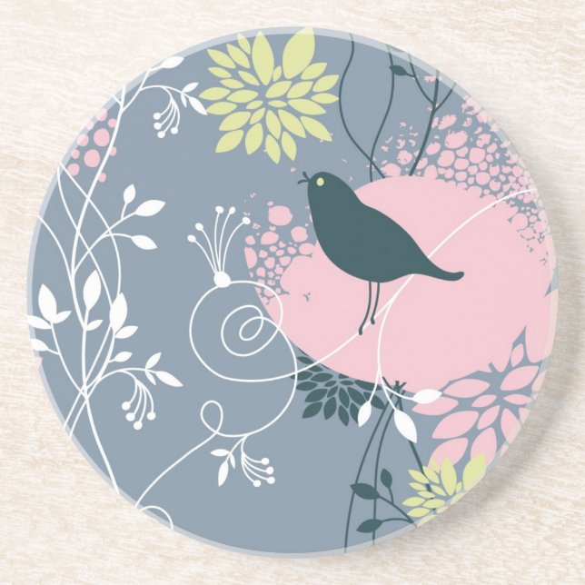 Floral Pattern Coaster (Front)