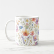 Floral Pattern Coffee Mug for Friends