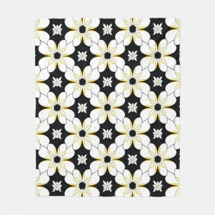 🌸 Floral Pattern Cosy Home Style Glow 🌿 Fleece Blanket