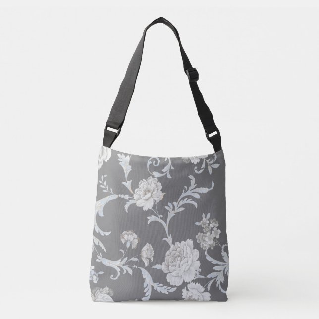 Floral pattern crossbody bag (Front)