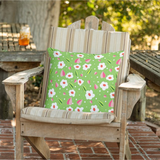 Floral pattern cushion (Chair)