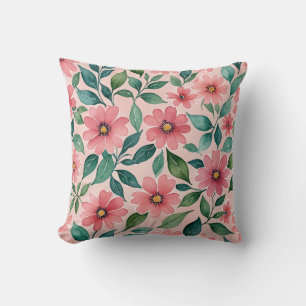 Floral pattern cushion