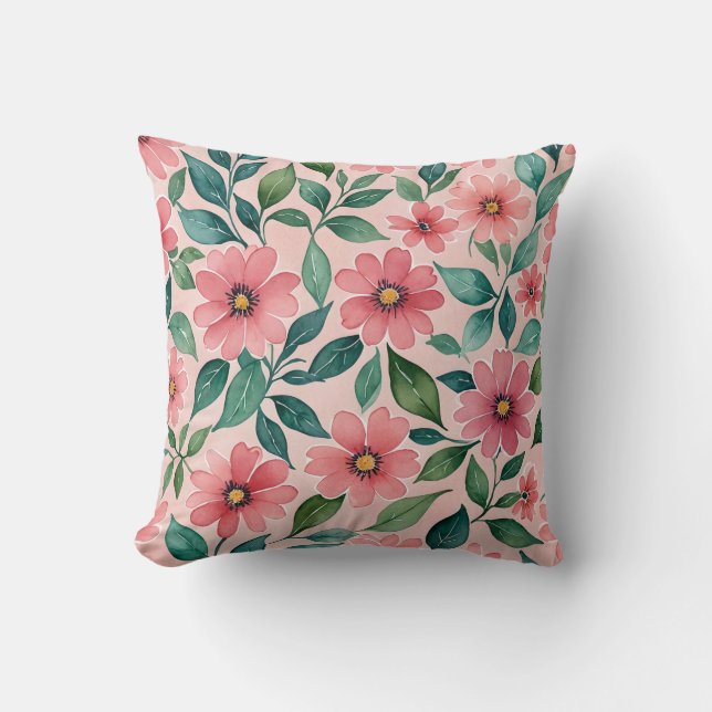 Floral pattern  cushion (Front)