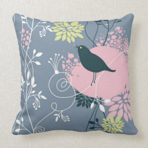 Floral Pattern Cushion