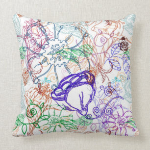 Floral Pattern Cushion