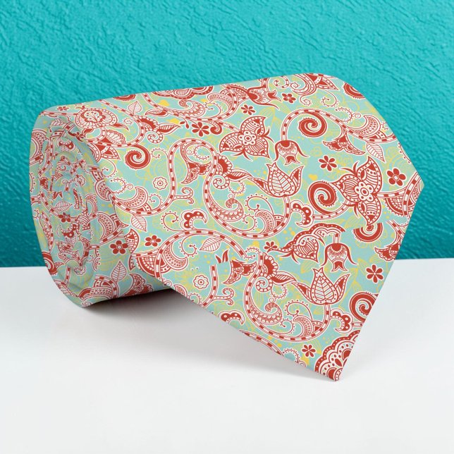Floral Pattern Custom Necktie (Creator Uploaded)