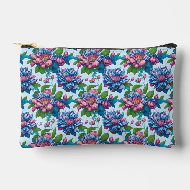 Floral pattern: Dahlia magic - Accessory Pouch (Front)