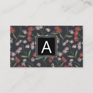 Floral Pattern Design Business Card