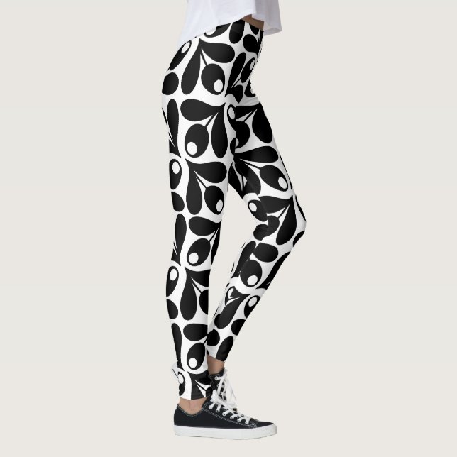 Floral Pattern Design Leggings (Right)