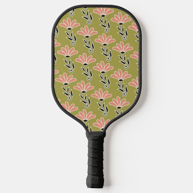 Floral Pattern Design  Pickleball Paddle (Back)