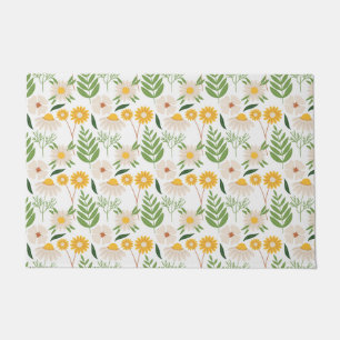 Floral Pattern Doormat