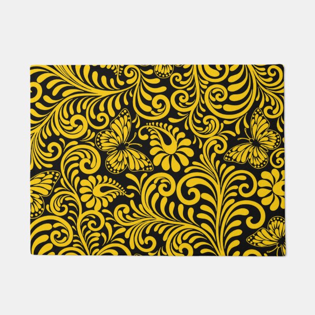 FLORAL PATTERN   DOORMAT (Front)