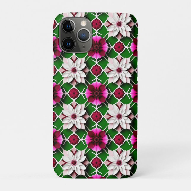 Floral Pattern Featuring Colourful Flowers Case-Mate iPhone Case (Back)