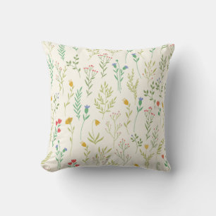Floral Pattern Flower Bloom 16" x 16" Cushion