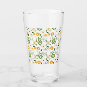 Floral Pattern Glass