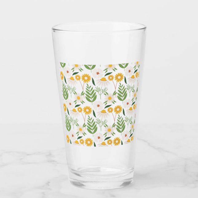 Floral Pattern Glass (Front)