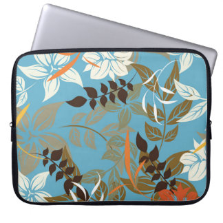 Floral Pattern Illustration: Seamless Vintage Back Laptop Sleeve