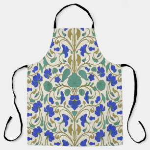 Floral pattern in Eastern style with nasturtium fl Apron