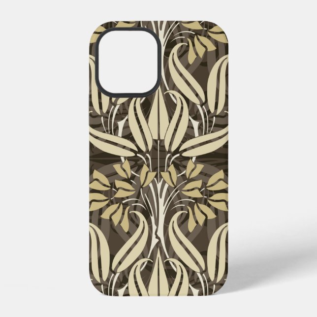 floral pattern in modern style iPhone case (Back)