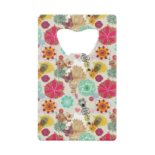 Floral pattern in retro style