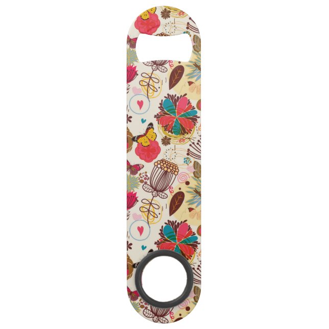 Floral pattern in retro style 4 (Front)