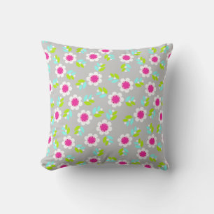 Floral Pattern In Spring Colours Cushion