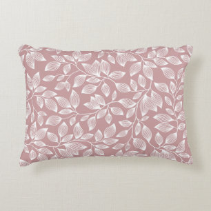 Floral pattern in two colours. decorative cushion