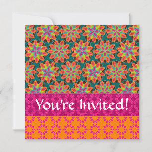 Floral Pattern Invitation