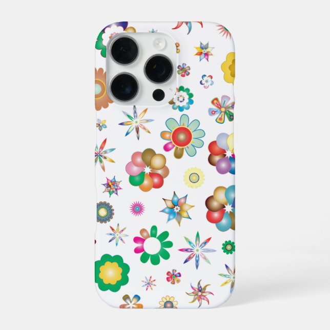 Floral Pattern iPhone Case (Back)