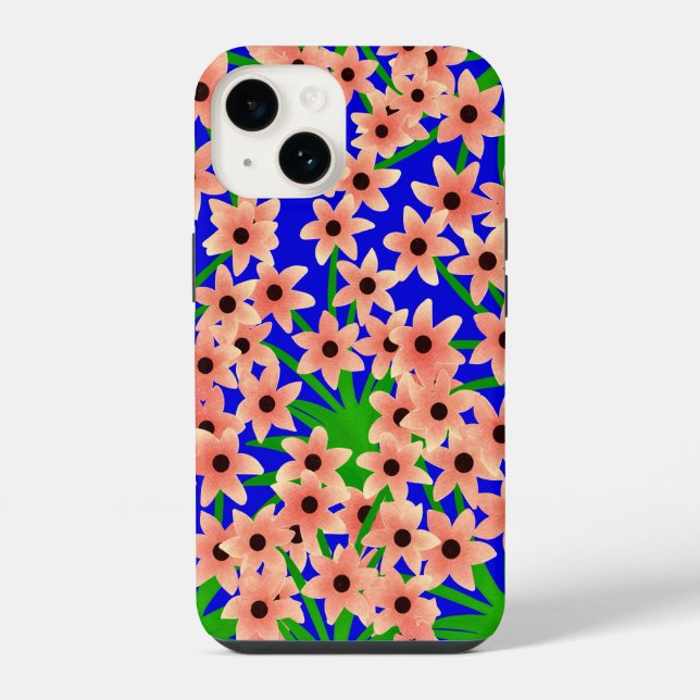 Floral pattern iPhone case (Back)