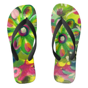 floral pattern  jandals