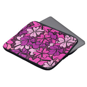Floral pattern laptop sleeve