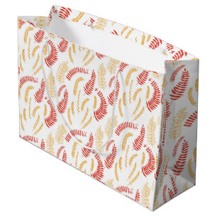 Floral pattern large gift bag