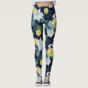 Floral Pattern Leggings