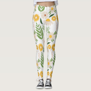 Floral Pattern Leggings