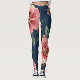 Floral Pattern Leggings