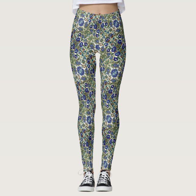 Floral Pattern Leggings (Front)