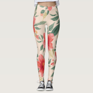 Floral Pattern Leggings