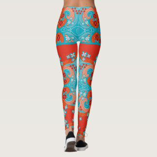 floral pattern leggings